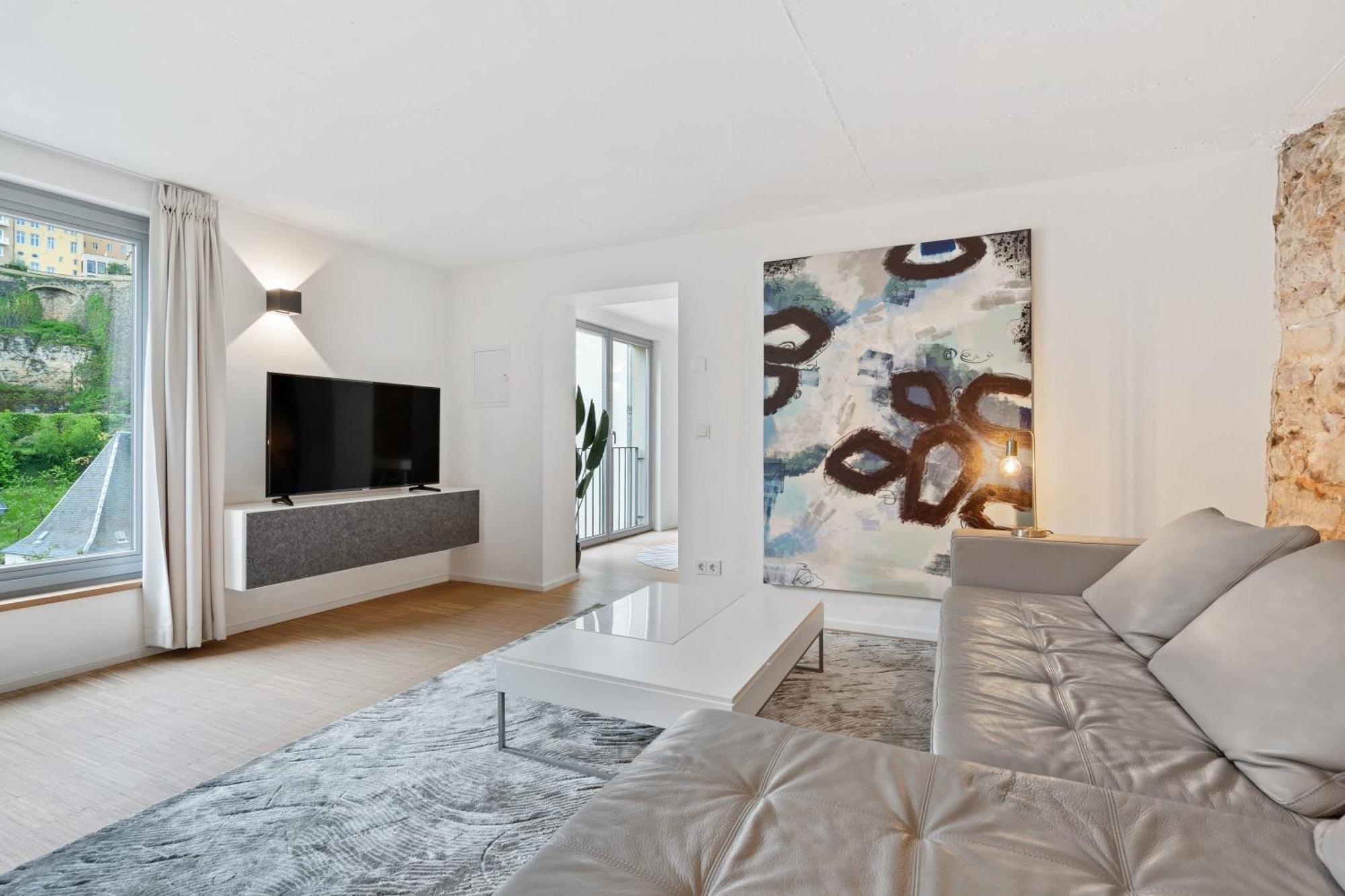 Modern 1Br Apartment In Unesco Grund, Luxembourg Luaran gambar