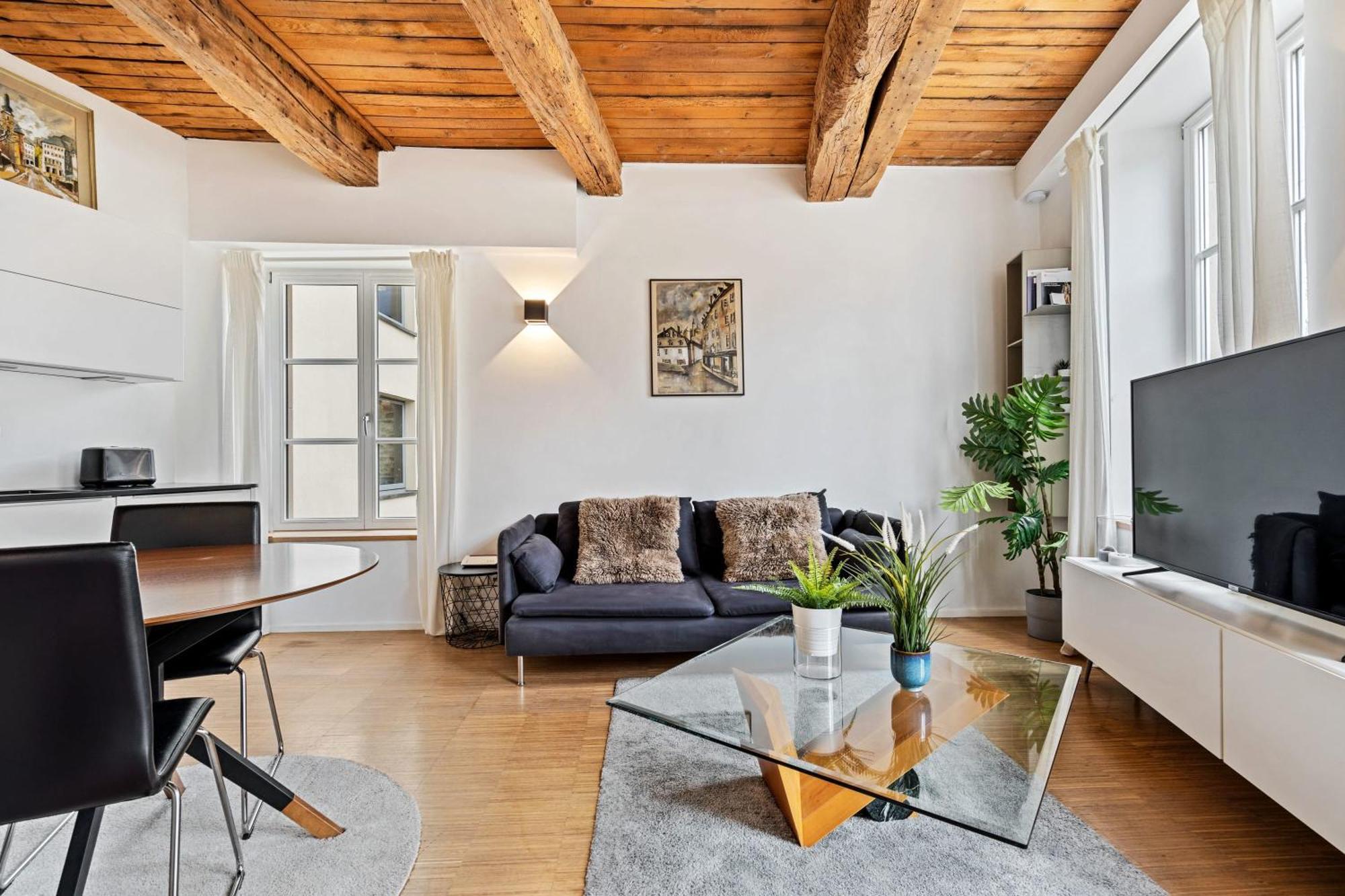 Modern 1Br Apartment In Unesco Grund, Luxembourg Luaran gambar